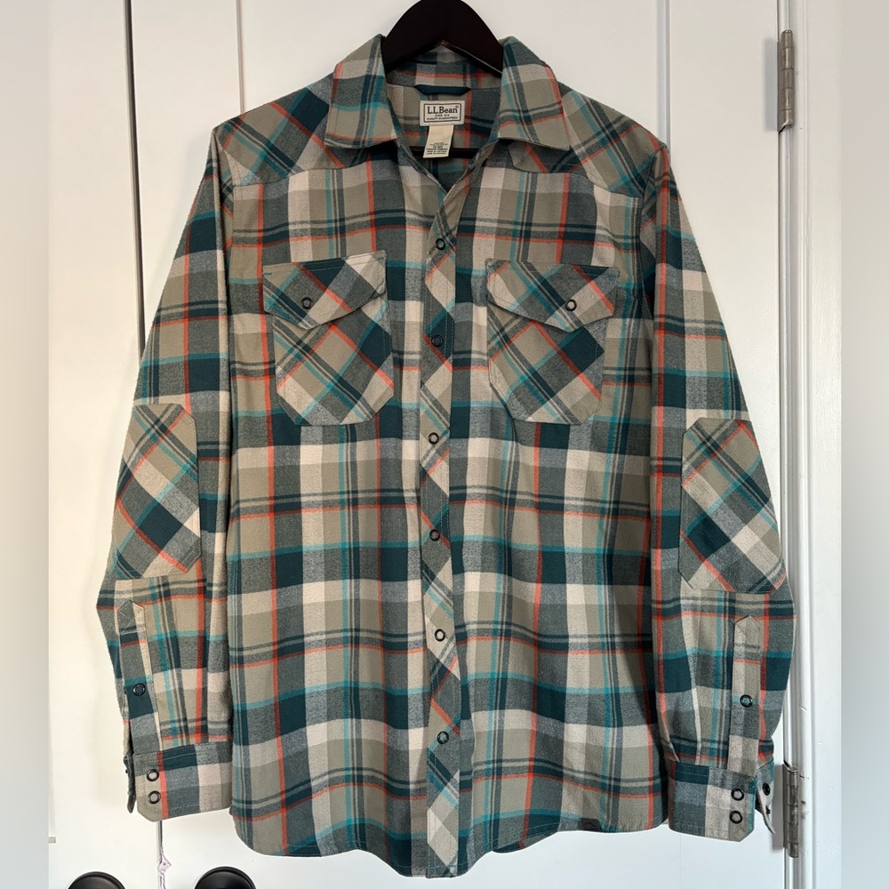 L.L. Bean Men's Katahdin Performance Flannel Shirt